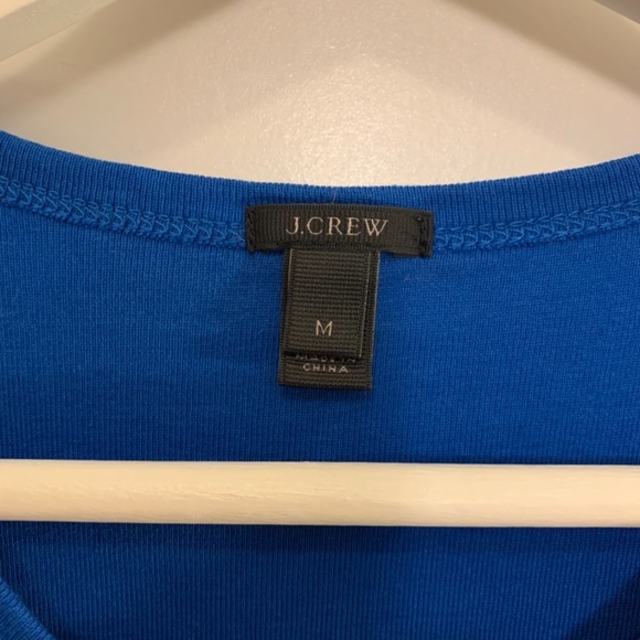 J Crew "Cobalt" Blue Sleeveless Shell Size M - Picture 2 of 8